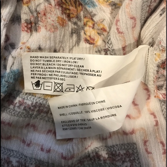 5/$25 Altar’d State patterned floral dress medium - Picture 6 of 7